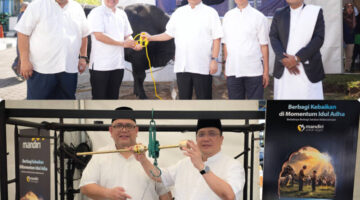 Mandiri Berbagi Kebaikan ke Seantero Negeri” Bank Mandiri Melaksanakan Pemotongan 2.529 ekor Hewan pada Hari Raya Idul Adha 1447 H