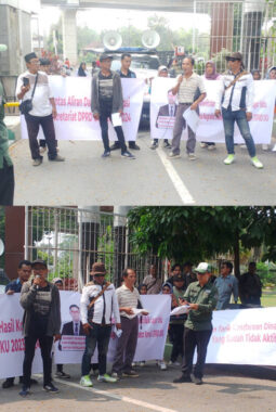 LSM BONKKAR SS Demo di Kejati Sumsel, Desak Usut Tuntas Dugaan Korupsi DPRD dan Sekretariat DPRD OKU