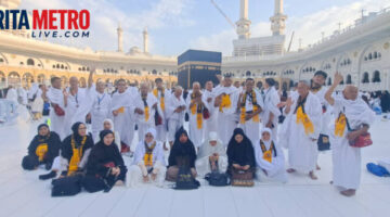 “Tawaf Wada 129 Jamaah PMPB Sumsel, Doa dan Apresiasi Mengalir untuk M. Yusuf Malaya”