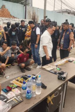 Polda Sumsel Bersama BNN Tertibkan Tiga Titik Rawan Narkoba di Palembang, Delapan Orang Diamankan